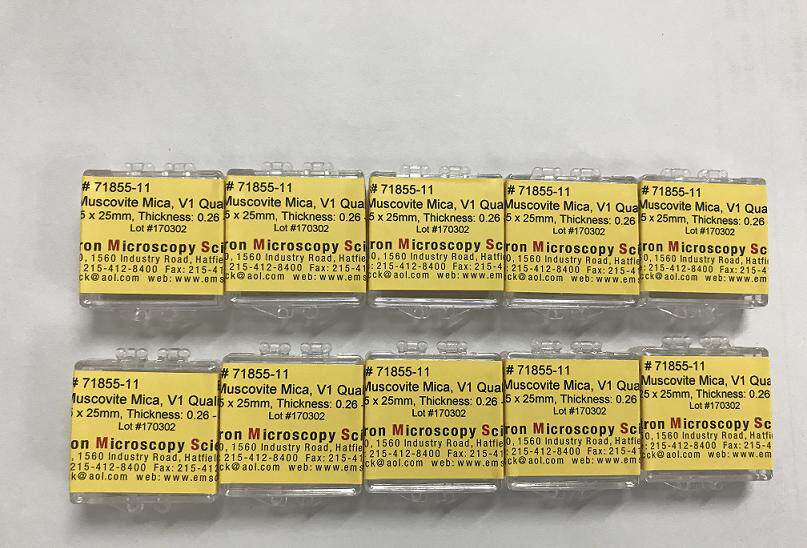 美国EMS云母片71855-11 进口云母片25mm x 25mm  v1级云母片