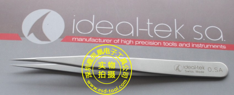 瑞士IDEAL-TEK高精密实验镊子 0.SA细尖头镊子 不锈钢精密镊子