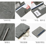 Чехол для паспорта, бумажник для путешествий, портативная вместительная и большая сумка-органайзер, водонепроницаемая сумка, анти-кража