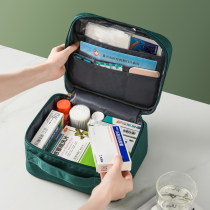 Medical box household medicine drug storage bag medical kit medical kit portable outdoor medicine box home large capacity medical box