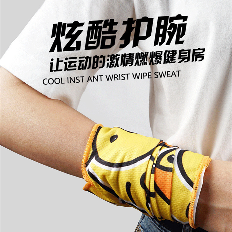 Cold towel fitness sports ice sense quick-drying heatstroke prevention simple ice cold towel cooling sweat absorbing running basketball sweat towel