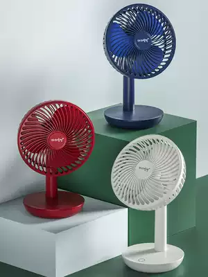South Korea small fan usb charging Gale Super mute office desktop portable student dormitory electric fan