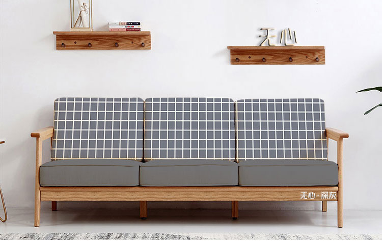 Sofa gỗ rắn tùy chỉnh 笠 bao gồm tất cả vải bao gồm hiện đại đơn giản phổ quát bọt biển đệm sofa - Ghế đệm / đệm Sofa nệm ngồi