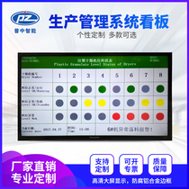 Workshop assembly line production management system Visual plan electronic Kanban LED digital indoor LCD display