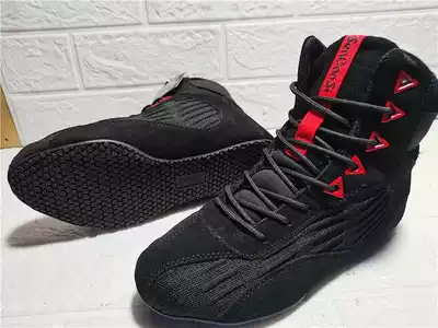 Foreign trade export brand professional boxing shoes Sanda shoes High barrel fighting training shoes Wrestling shoes Fall boots boots