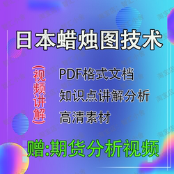 일본 양초 차트 기술 + 선물 시장 분석 지식 지점 설명 비디오 전자 자료 (비 페이퍼)