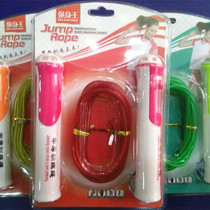 Wire skipping rubber rope skipping high school entrance examination training skipping rope counting skipping school students up to standard skipping rope