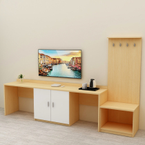  Hotel TV cabinet Computer all-in-one table Hotel room table and chair combination Hotel TV cabinet table Hotel furniture full set