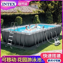 Swimming pool household adult household large outdoor thickness folding free inflatable stent pool