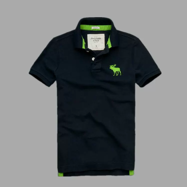 Bán hot Mỹ áo thun AF tay ngắn nam châu Âu và Mỹ cotton đơn giản Slim kinh doanh áo polo hươu mùa hè size lớn ao polo nam
