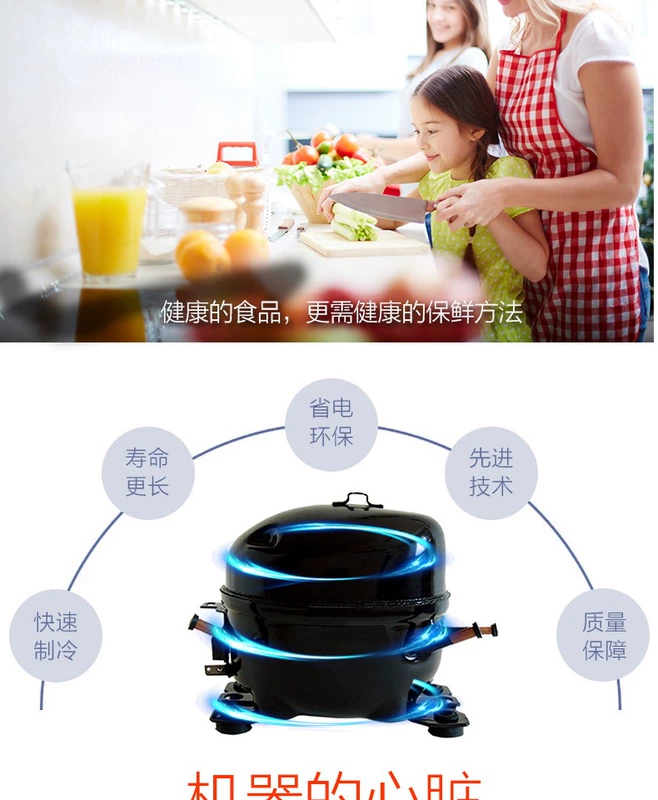 Tủ lạnh Sui Ling Z1.6L6-C Tủ đông Tủ lạnh dọc Tủ lạnh Khách sạn Tủ đông Tủ lạnh thương mại sáu cửa - Tủ đông tủ đông đứng mini