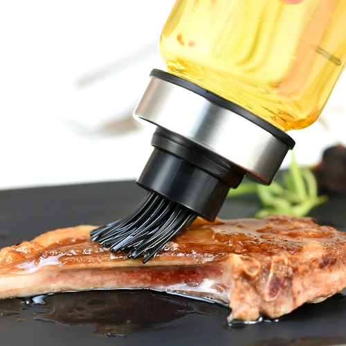 Высокотемпературная устойчивая к стеклянной масле бутылка для барбекю кухня поставки блин Блин