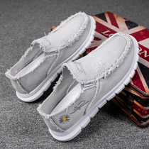 Rich People Embroidered Mens Cloth Shoes 2022 New Spring Mens Shoes 100 Hitch Fashion Fashion Casual Shoes Sails Men