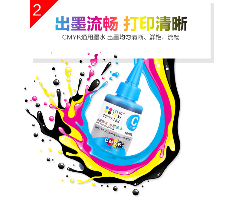 CMYK cho hộp mực Canon PG510 CL511 Canon MP250 240 272 280 282 480 MP495 MX340 hộp mực 4 màu liên tục đổ mực - Mực mực in canon