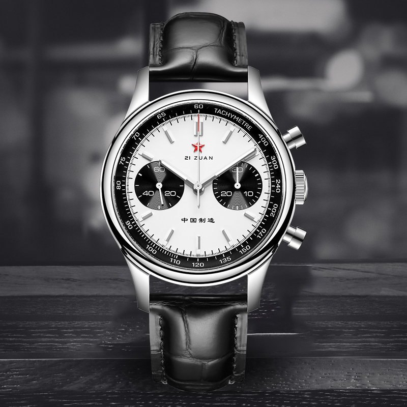 Red-Star Chinese-Style Aviation Chronograph Fashion Panda-Eye Gooseneck Spring Luminous Waterproof Men's Mechanical Watch