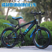 Childrens mountain bike Male and female children 6-13 years old primary school students teenagers 182022 inch variable speed disc brake bike