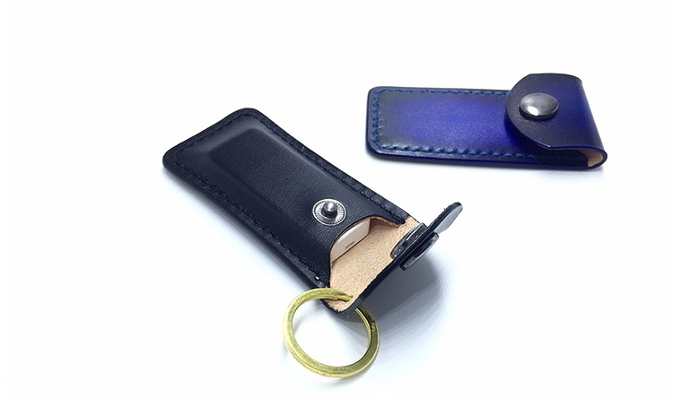 Rau da rám nắng U-U Shield Trường hợp tay da bò kỹ thuật số bảo vệ U-guard gói tay sức chứa keychain - Lưu trữ cho sản phẩm kỹ thuật số hộp đựng tai nghe over ear