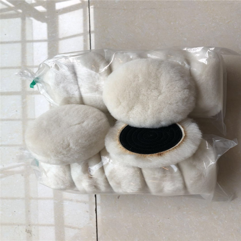 Wool polishing ball white wool ball polishing wheel self - adhesive 2 inches 50mm pure wool ball