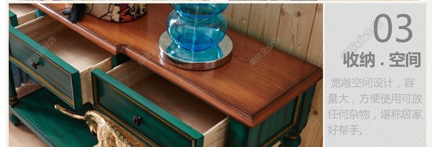 Phong cách châu Âu và Mỹ đồ nội thất gỗ retro bàn hiên nhà phong cách châu Âu một số bàn hiên phòng khách tủ cuối giường cuối tủ bên tủ - Bàn / Bàn bàn gỗ nhỏ