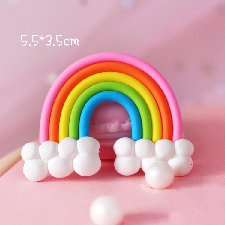 Cảnh 3D trang trí bánh trang trí đám mây cầu vồng nướng đặc biệt khuôn phụ kiện trang trí bánh - Tự làm khuôn nướng khuôn bánh trung thu