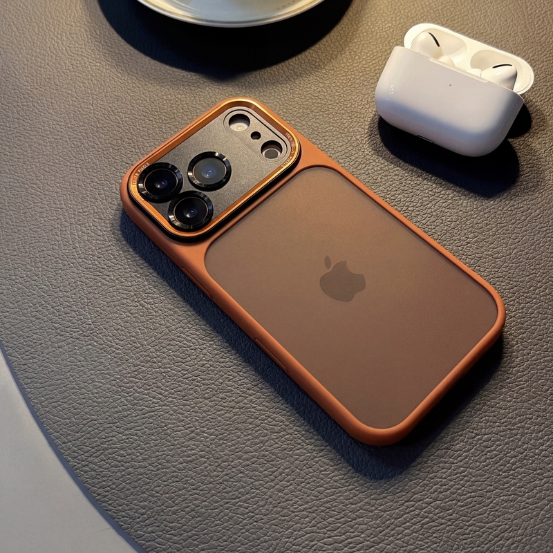 Vibrant Orange [Comes with Ai Camera Button] Suitable for iPhone 17 Pro Max Phone Case, New Apple 17 Series Air, Simple and High-End Feel, Full Coverage for 16/15/14/13
