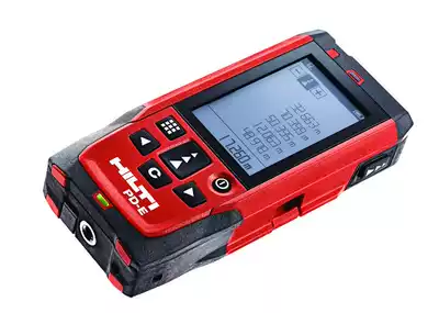 German Hilti laser infrared handheld rangefinder 200 m PD-E indoor and outdoor electronic measuring room ruler measurement