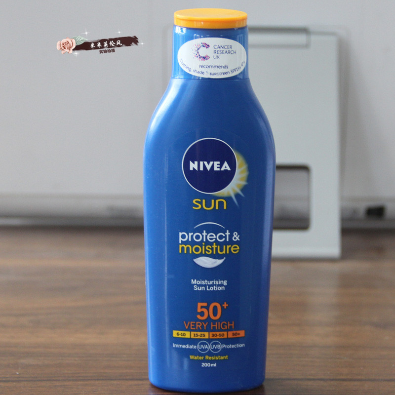 英国 NIVEA/妮维雅 乳 霜 防水不油腻 SPF50+200ml