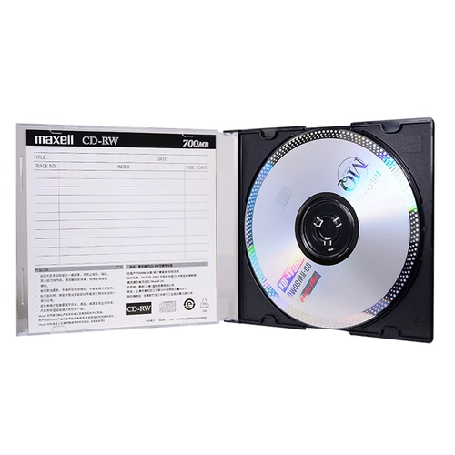 Япония Maxll McStar CD-RW Blank CD 10X Однокурсник с тонкой коробкой, изготовленной в коробке