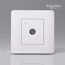 Schneider E8000 ZENcelo tap White unit TV socket one TV (with a branch