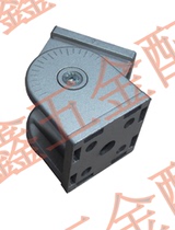 PJ6060 living hinge movable joint aluminum accessories assembly line accessories coupling