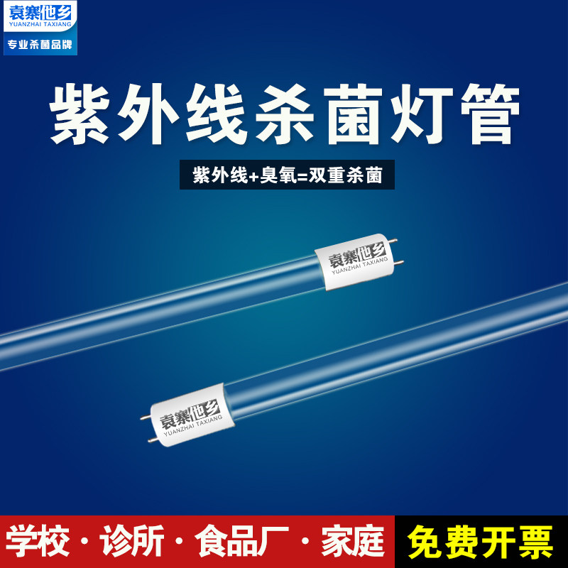 Ultraviolet disinfection lamp tube germicidal lamp cabinet ozone tube disinfection car ZW30S19W quartz tube purple light lamp