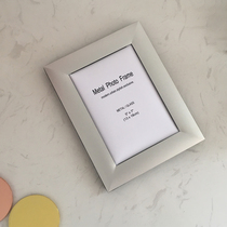 European white metal aluminum photo frame photo frame combination creative Table 5 inch 6 inch 7 inch 8 inch 10 inch simple hipster