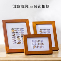 Photo frame set-up creative simple European graduation season gift home 5 inch 6 7 8 9 10 12 Wall frame frame frame