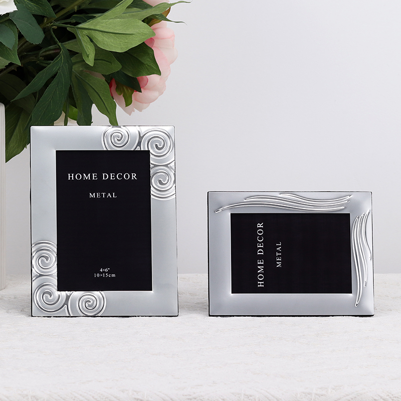 Metal creative European foreign trade wedding photo frame 6 inch 7 inch 8 inch photo frame personality wash photo with photo frame table