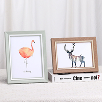 Simple photo frame setting table hanging wall seven inch 6 inch 7 inch 8 inch 10 inch 12 creative like frame photo album hipster couple