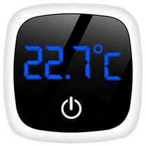 Fish tank thermometer high-precision digital display thermometer mini external water temperature measurement aquarium fish and turtle breeding