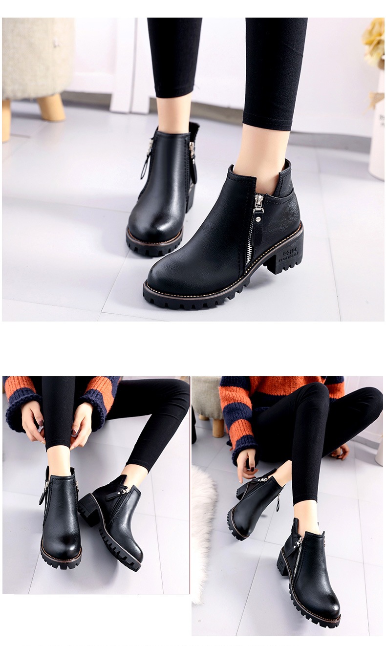 Bottes mi-saison femme   en Polyurethane - Ref 3251111 Image 27