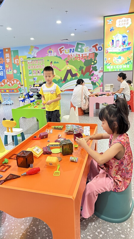 Commercial Multifunctional Toy Table, Rounded Corner Toy Table Game, Assembled Building Block Table, Shopping Mall Toy Table