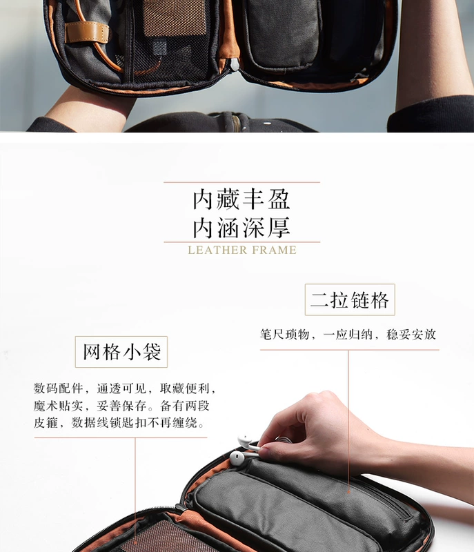 Dpark lưu trữ kỹ thuật số túi dữ liệu dòng di động bộ sạc đĩa cứng U phụ kiện đĩa hoàn thiện túi tai nghe hộp khí cầu hộp đựng airpod 2