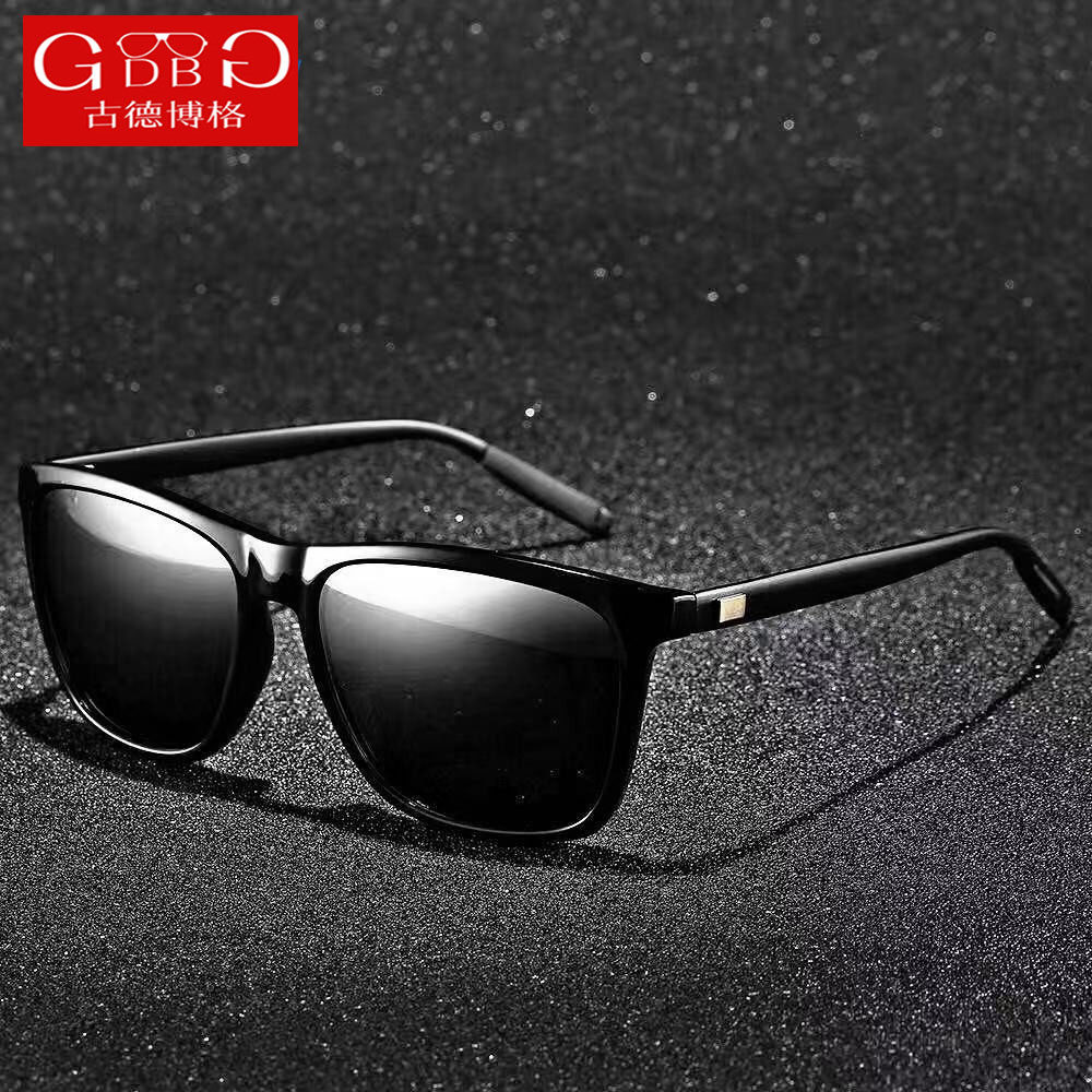 Classic square sunglasses new men and women fashion glasses sunglasses tide driver polarized glasses UV protection