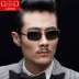 Kính râm vuông mới nam tài xế gương phân cực lái xe kính râm hipster mắt nam kính mặt dài cá tính