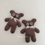 Милая успокаивающая коричневая кукла, Южная Корея, с медвежатами
