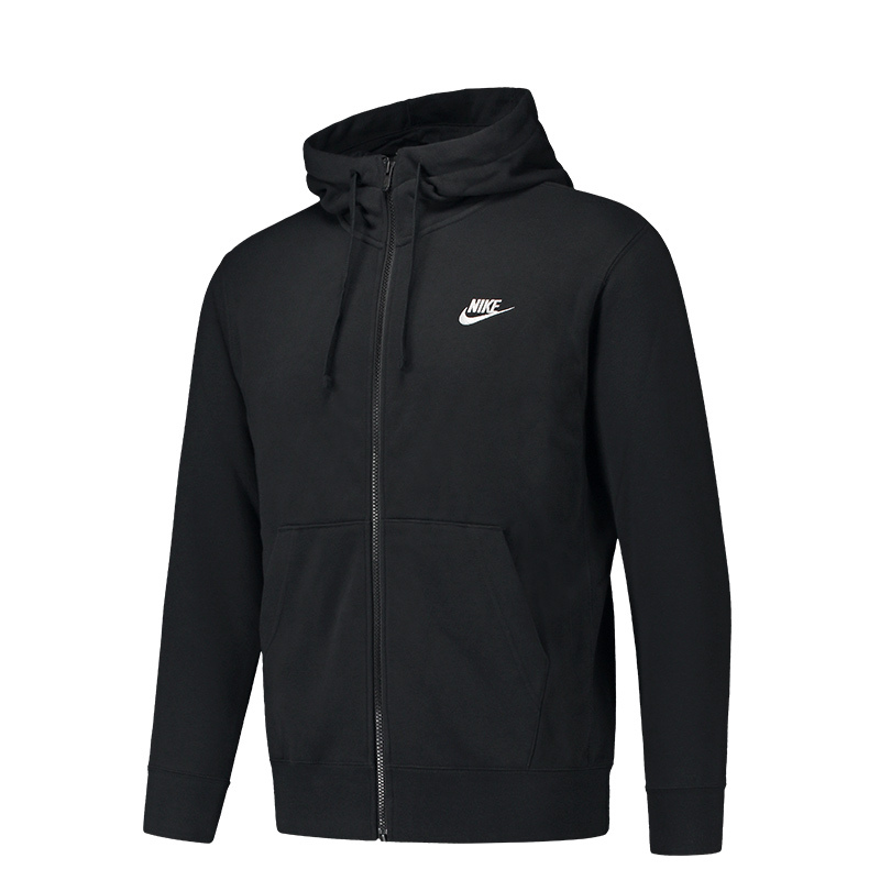Nike Men's 2024 Summer New Style Loose Casual Fashion Versatile Sports Hooded Terry Jacket Bv2649-010