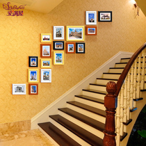 7 inch staircase decoration photo wall frame wall corridor photo frame creative hanging wall office corridor wall photo wall