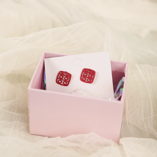 Красные серьги для невесты, праздничнный аксессуар, для подружки невесты, наряжаться