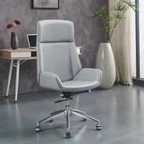 Office chair minimalist modern owner chair comfort long sitting large class chair Nordic computer home High back staff leather chair