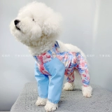 Одежда для домашних животных, пояс с бумажным рисунком, защита от грязи, живот, водонепроницаемый, защита от холода, мужской и женский нагрудник для собак Тедди корги, рисунок