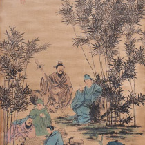 Antique old hand-painted Chinese paintings nave paintings living room office hanging paintings home antiques decorative calligraphy and paintings decorative hanging paintings