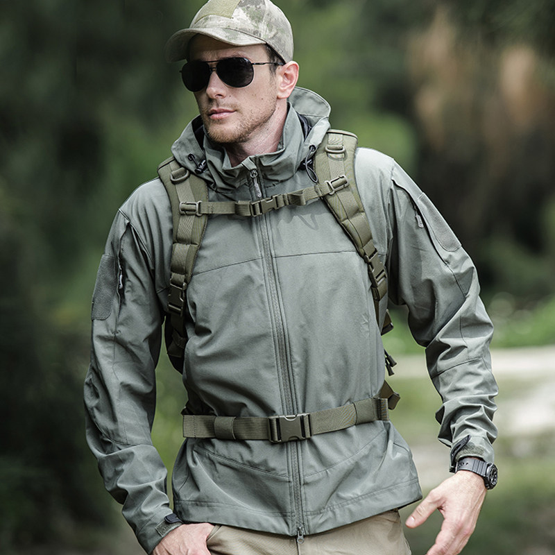 Governing Officer Outdoor Monolayer Submachine Clothing Outdoor Waterproof Thin style Spring and autumn Soft shell TAD Tactical jacket mountaineering jacket