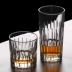 Whiskey Cup Crystal Glass Wine Glass Stripe Classical Uống Cup Cocktail Châu Âu Ly rượu vang sáng tạo Cup - Rượu vang